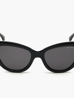 Tom Ford Black Cat Eye Sunglasses